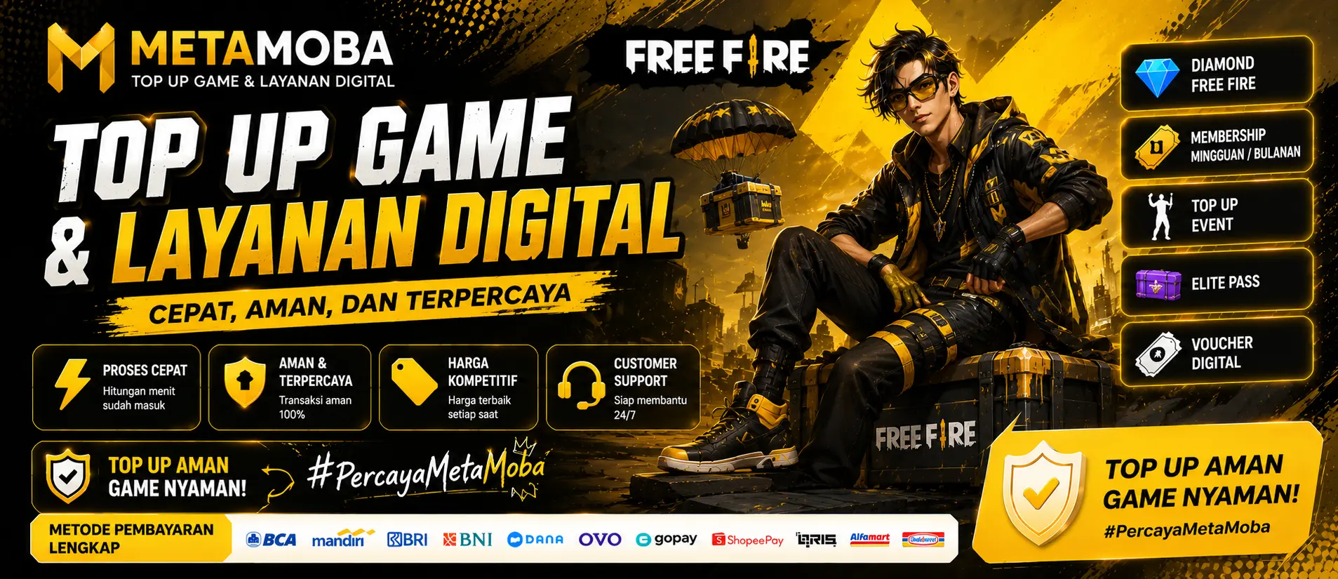 Free fire topup termurah dan instan
